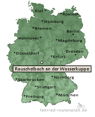 Entfernung Rauschelbach an der Wasserkuppe