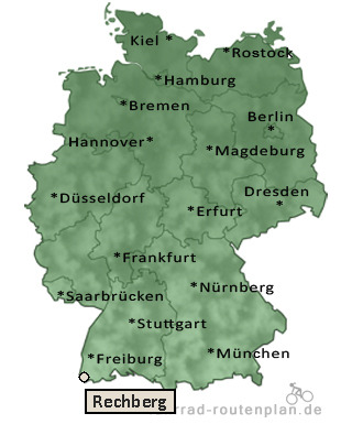 Entfernung Rechberg