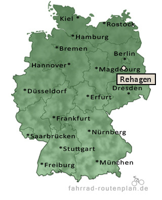 Entfernung Rehagen