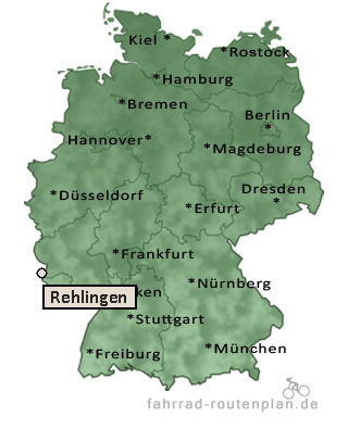 Entfernung Rehlingen