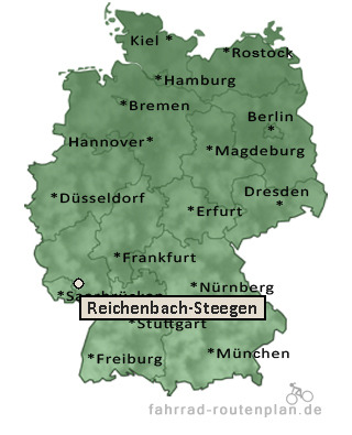 Entfernung Reichenbach-Steegen