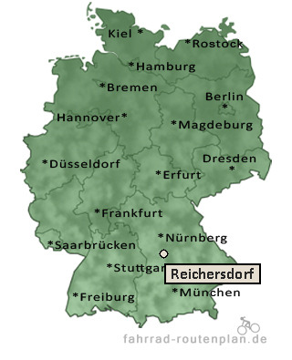 Entfernung Reichersdorf