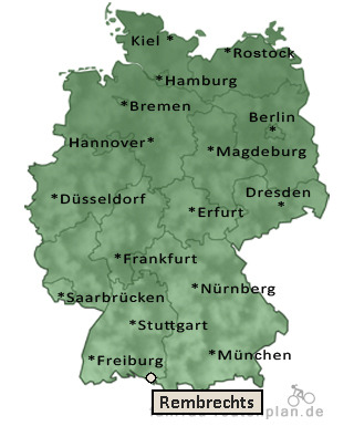 Entfernung Rembrechts