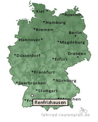 Entfernung Renfrizhausen