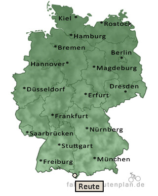 Entfernung Reute