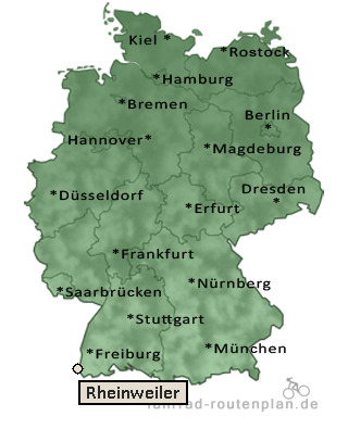 Entfernung Rheinweiler