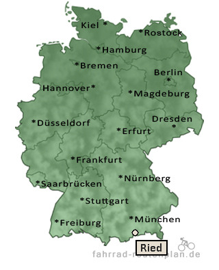 Entfernung Ried