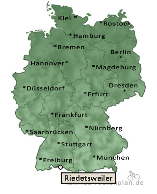 Entfernung Riedetsweiler