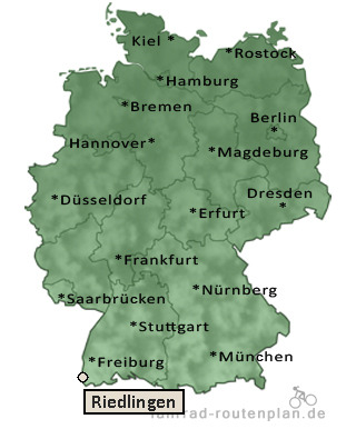Entfernung Riedlingen