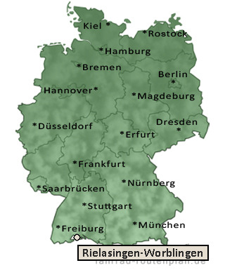 Entfernung Rielasingen-Worblingen