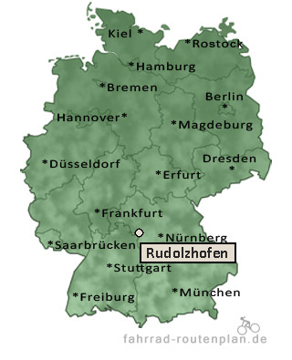 Entfernung Rudolzhofen