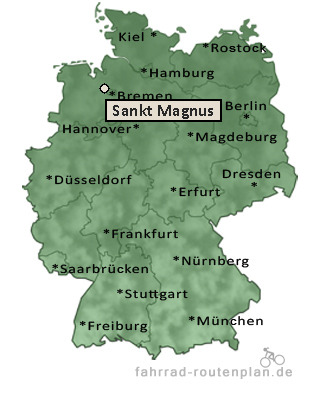 Entfernung Sankt Magnus