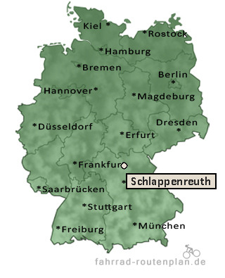 Entfernung Schlappenreuth