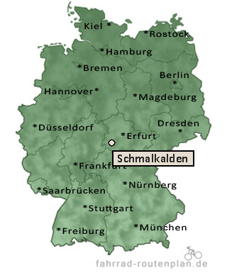 Entfernung Schmalkalden