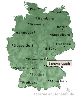 Entfernung Schwarzach