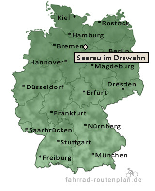 Entfernung Seerau im Drawehn