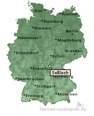 Entfernung Seßlach