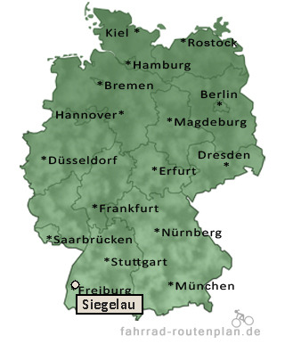 Entfernung Siegelau