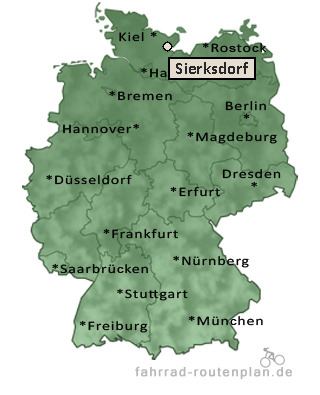 Entfernung Sierksdorf