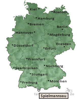Entfernung Spielmannsau