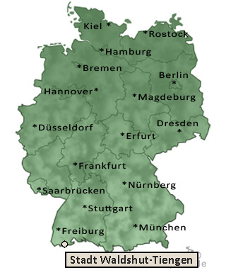 Entfernung Stadt Waldshut-Tiengen