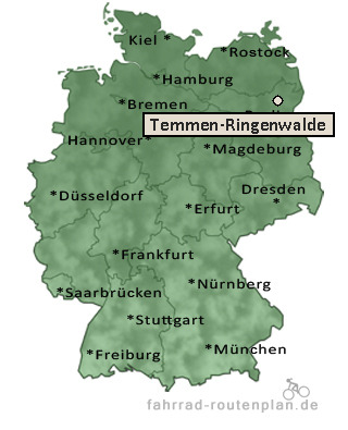 Entfernung Temmen-Ringenwalde