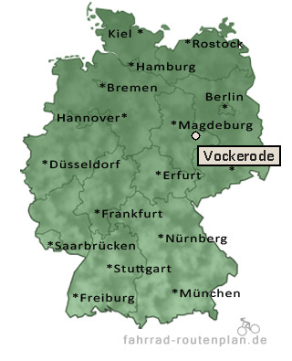 Entfernung Vockerode