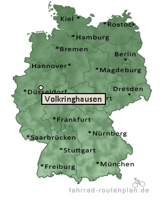 Entfernung Volkringhausen