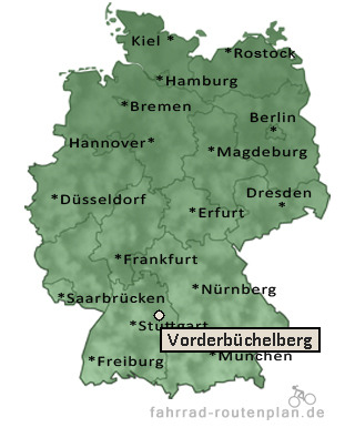 Entfernung Vorderb&uuml;chelberg