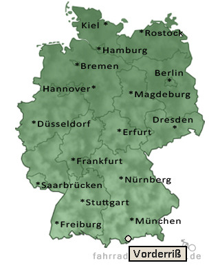 Entfernung Vorderri&szlig;