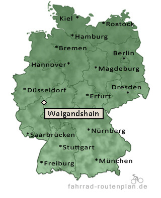 Entfernung Waigandshain