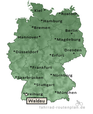 Entfernung Waldau