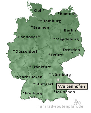Entfernung Waltenhofen