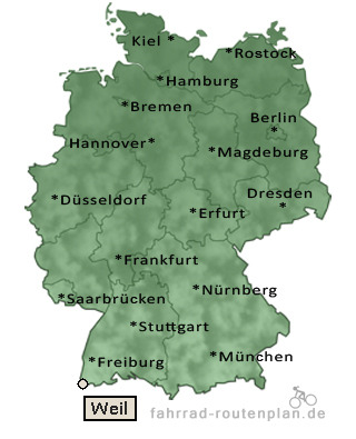Entfernung Weil