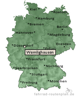 Entfernung Wemlighausen