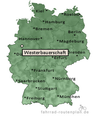 Entfernung Westerbauerschaft
