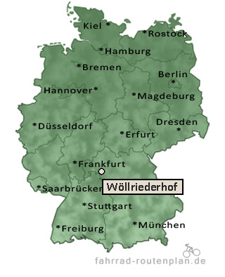 Entfernung W&ouml;llriederhof