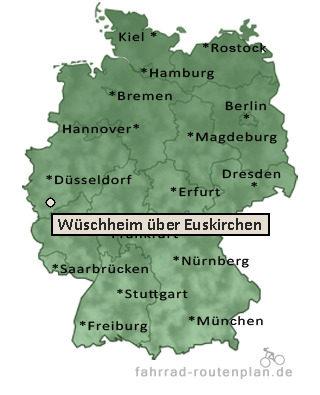 Entfernung W&uuml;schheim &uuml;ber Euskirchen
