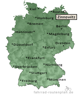 Entfernung Zinnowitz